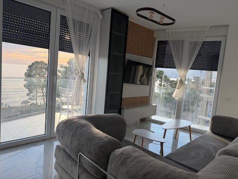 Successful Airbnb property: Apartment with balcony&sea view. in Shëngjin