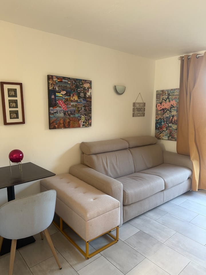 Appart Proche Mer, Clim, Piscine Et Wifi - Juan les Pins