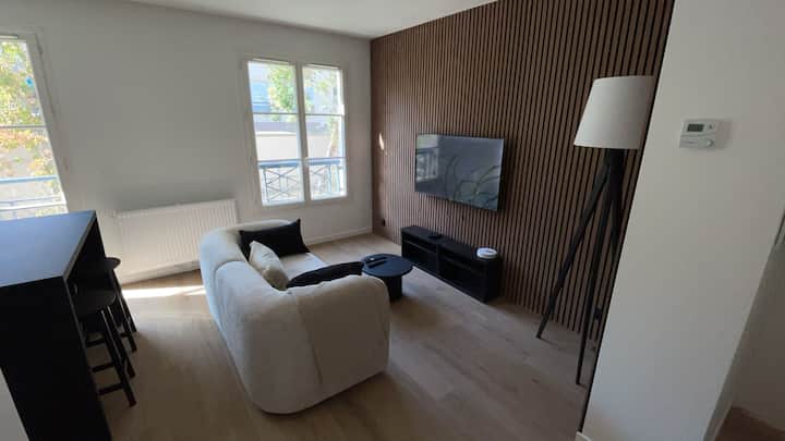 T2 Premium  Wi-fi  Bureau  Séjours 1 Mois+ - Noisy-le-Grand