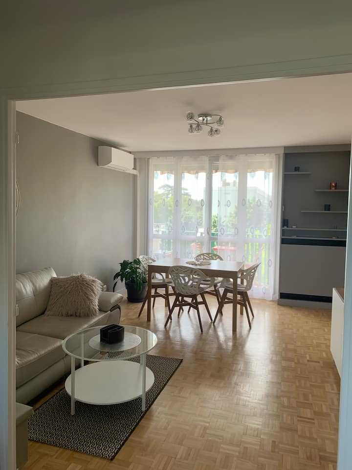 Appartement T3 67m2 Climatisé Avec Parking Privé - Écully
