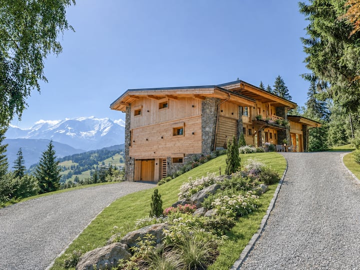 Chalet Des Anges, Combloux Megève, Face Mont-blanc - Megève