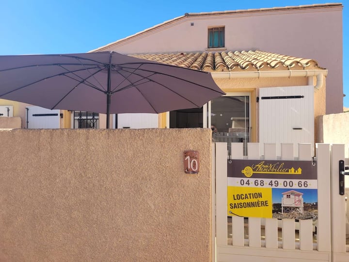 Charmante Maison Climatisée à Saint-pierre-la-mer - Valras-Plage