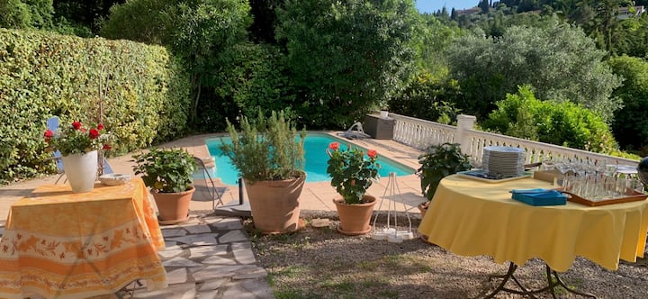 Villa Provençale Avec Piscine Dans La Vallée Verte - Grasse