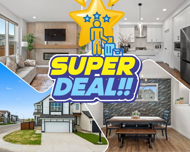 Newhome|near Ymca & Dwntwn |A/c| 3bed |Sleeps 6 - 卡加利