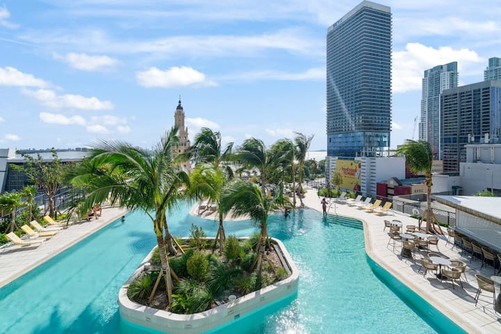 16th Floor | Free Parking | Downtown Views - Miami