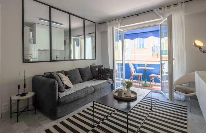 2p Port De Nice | Balcon • A/c • Garage - Nice
