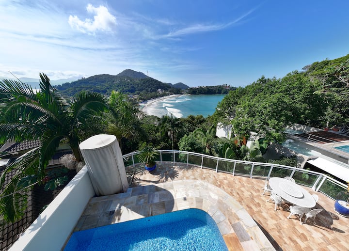 Casa Luxo C/ Vista Mar, Piscina E Acesso à Praia - Ubatuba
