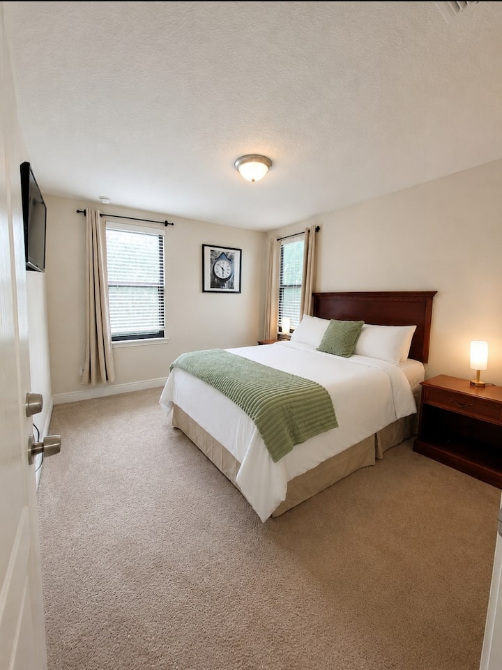 Queen Bedroom 3. Cozy queen bedroom designed for restful nights.