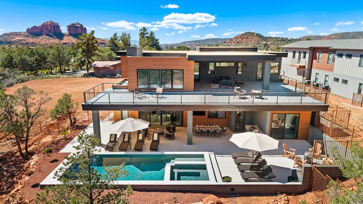 Luma Ridge - '26 Luxury Build, Pool & Spa, Views - Sedona, AZ