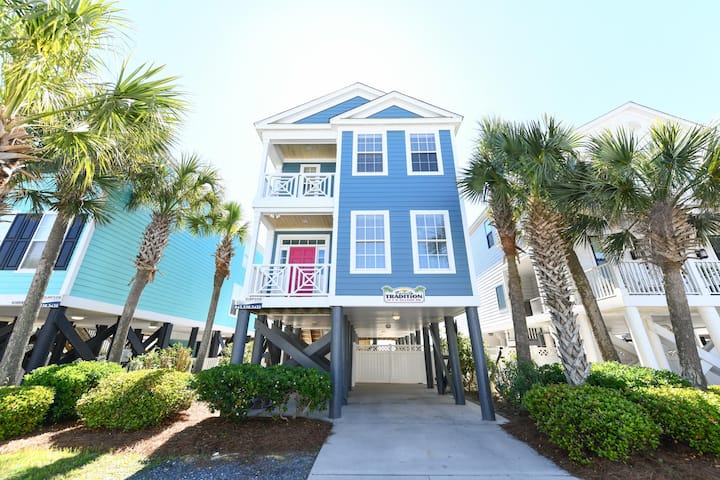 5 Br Beach House With Pool - Family Traditions - Surfside Beach, SC