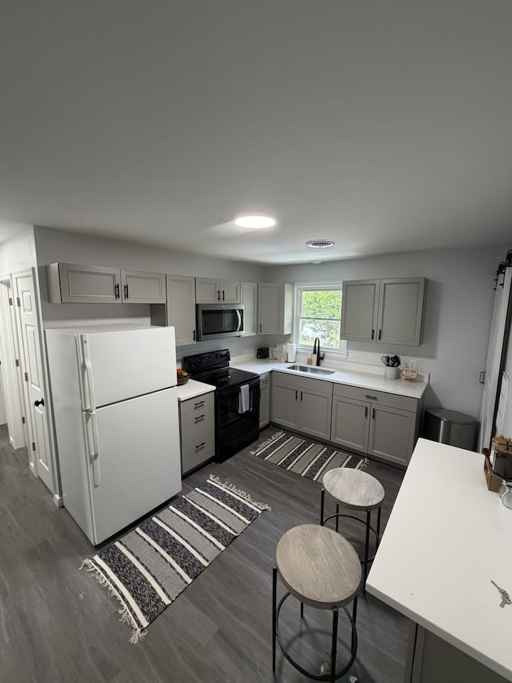 Full kitchen — Crewe Corner · Apartment D, Crewe, Virginia