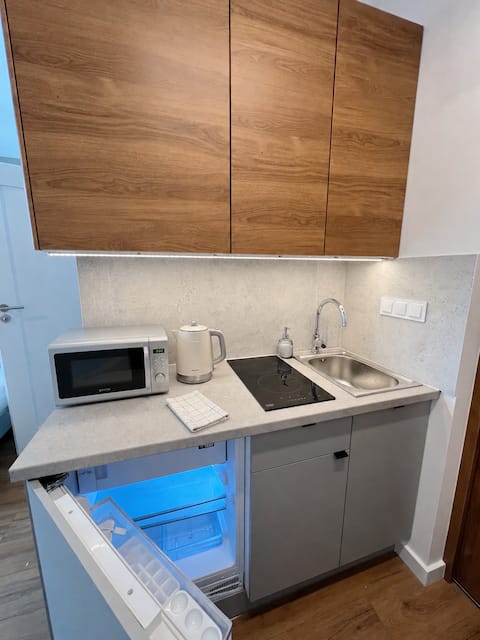 Successful Airbnb property: Cozy studio White • near city center in Włochy