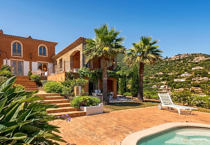 Casa-jeanne, Piscine Et Vue Mer Pour 4 - Rayol-Canadel-sur-Mer