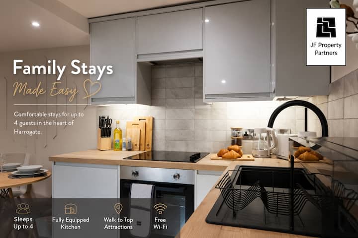 Harrogate Family Flat | Sleeps 4, Town Centre - 하로게이트