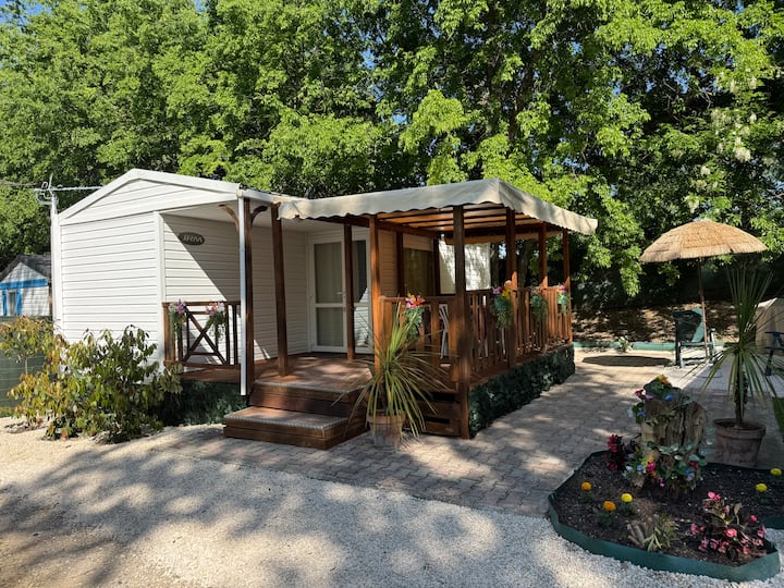 Grand Bungalow Près Rivière Et Centre Touristique - La Roque-sur-Cèze