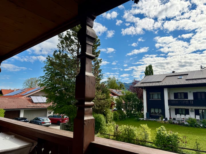 Apartment Benediktbeuern – Balkon