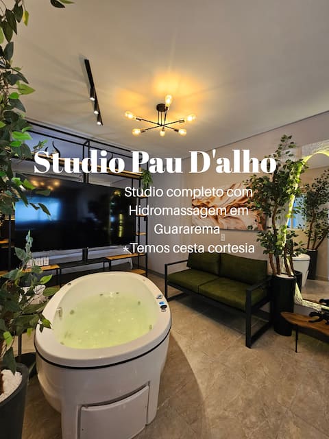 Top Airbnb: Studio cinema with hot tub in Guararema in Guararema