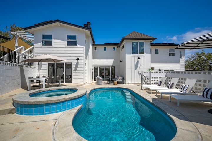 Spacious Single Family Beach House W/ Pool & Ac - Encinitas, CA