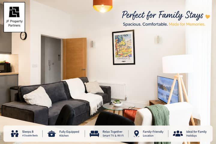 Family Flat  Harrogate Town Centre | 4 Beds - Harrogate