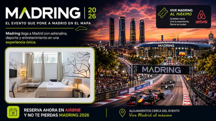 Oceans Apartment | Modern Stay | Near Plaza Norte - Algete