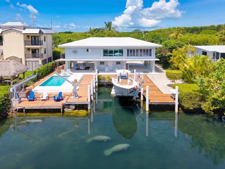 Dockside Blue | Pool, Free Boat Lift, Ocean Access - Islamorada, FL