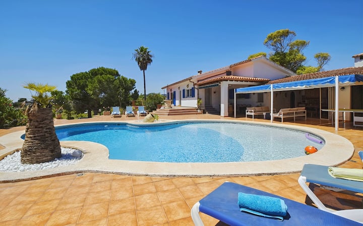 Magnificent Villa Near The Beach With Pool - Cala Murada