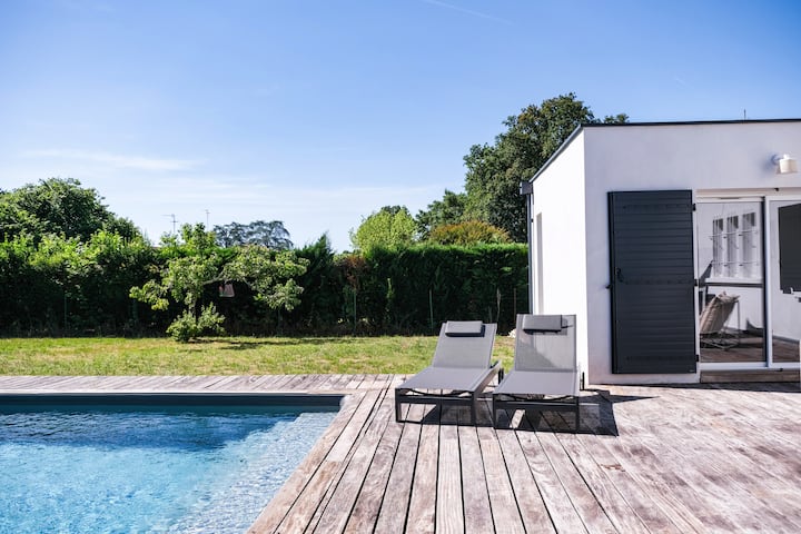 Villa Azura, Piscine Chauffée, Famille, 8 Pers - Seignosse