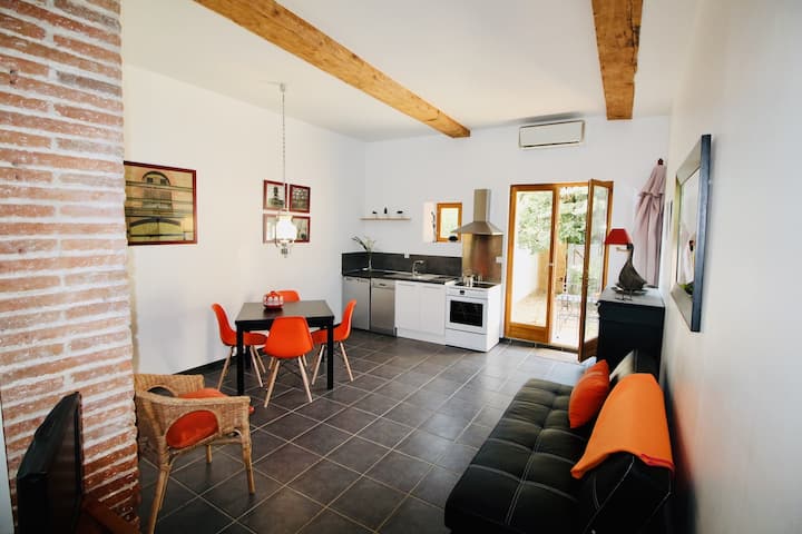 Gîte Le Ribéral, 2 Chambres, Jardin, Piscine - Pyrénées-Orientales