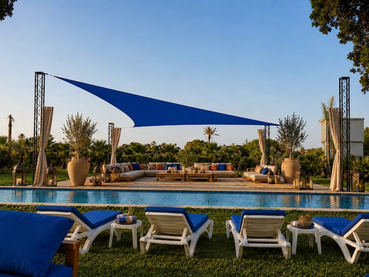Domaine Piscine 25m 8 Chambres 16 Personnes - Marruecos