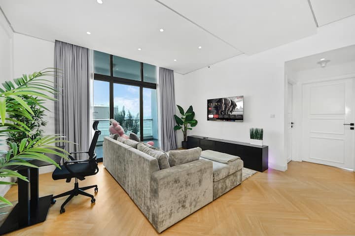 Moderno Apto En Dubai Marina | Pool & Gym - Dubai Marina