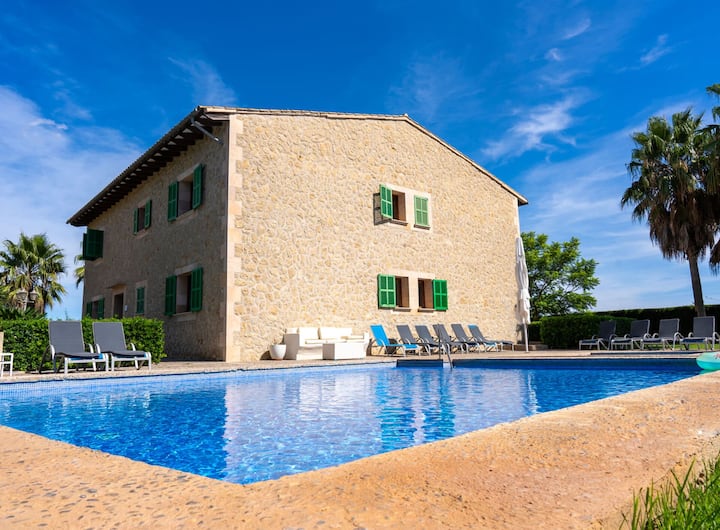 Wunderschöne Finca "Palmeral" Mit Pool - ペトラ