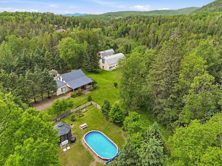 Piscine & Nature | Domaine Des Merveilles - Laurentides