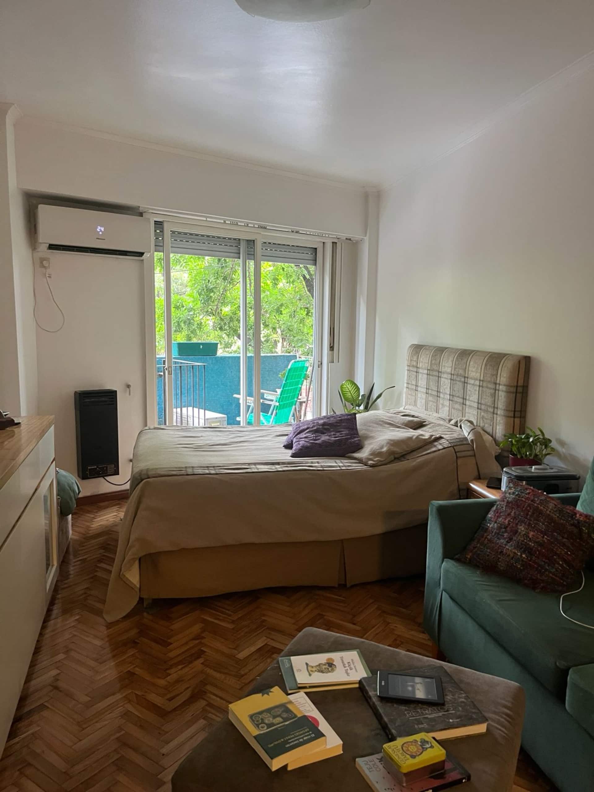 Studio with balcony to Parque Las Heras