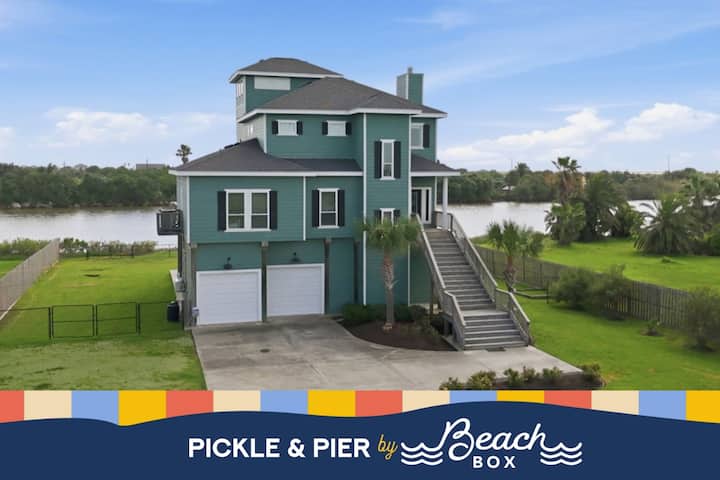 Pickle & Pier- Waterfront/pickle Ball/fishing Pier - 加爾維斯敦