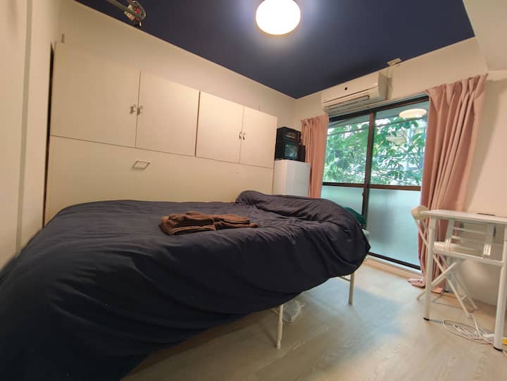 Kyoto U 3min 306 Doublebed Apt - 31+ Days Share - Kioto