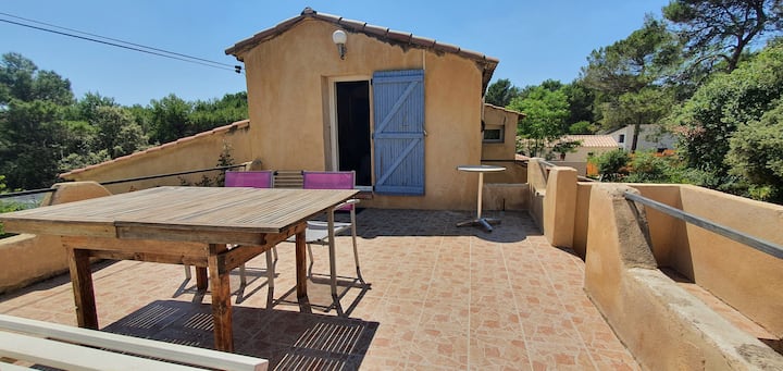 Chambre Double Avec Terrasse Et Accès Privé - Rognes