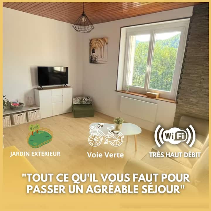 Charmante Maison 4 Personnes Avec Vue Sur La Meuse - Haulmé