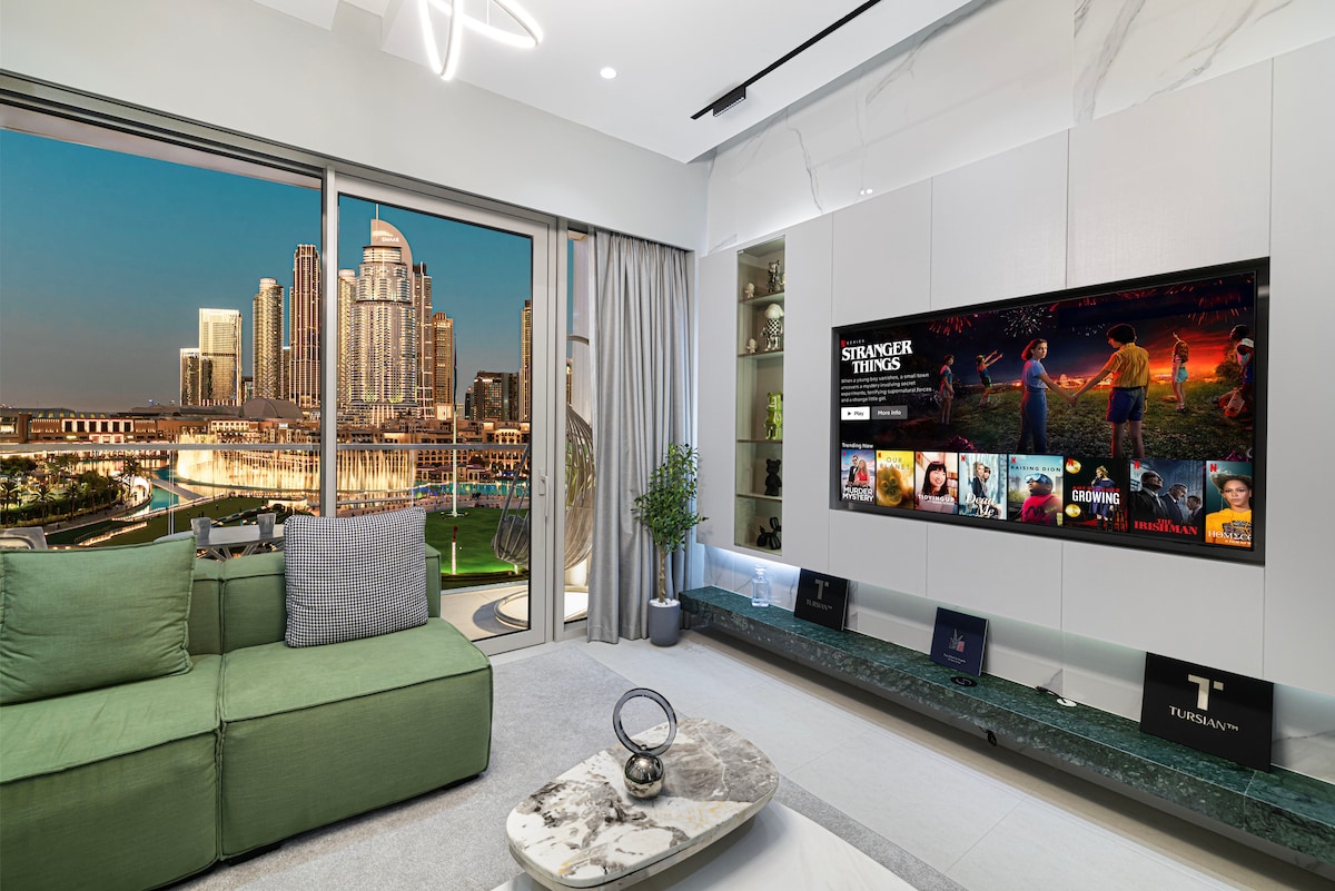 2 Bedroom Furnished Apartment with Burj Khalifa & Fountain View · IV 3