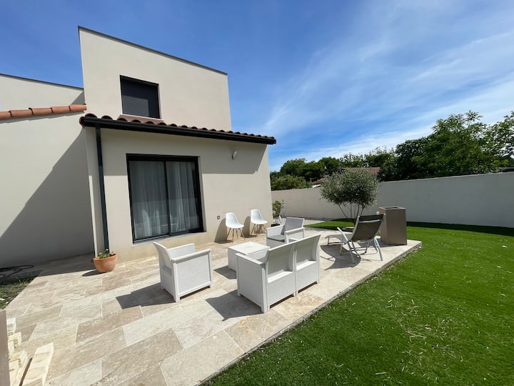 Villa Climatisée Et Jardin à Proximité Des Plages - Frontignan