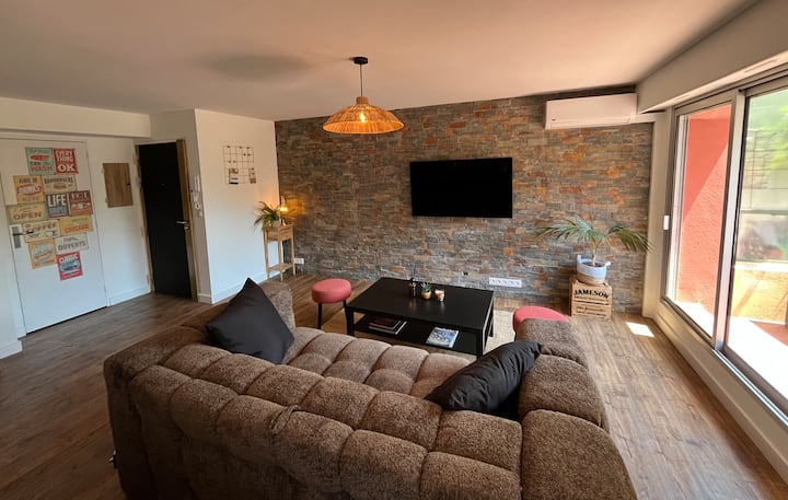 Superbe Duplex Climatisé, Piscine, 15 Mn Promenade - Nice