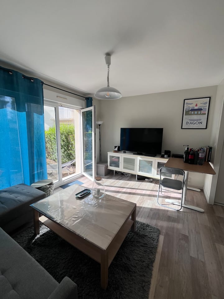 Charmant Studio Avec Terrasse à Beaulieu - Bretteville-sur-Odon