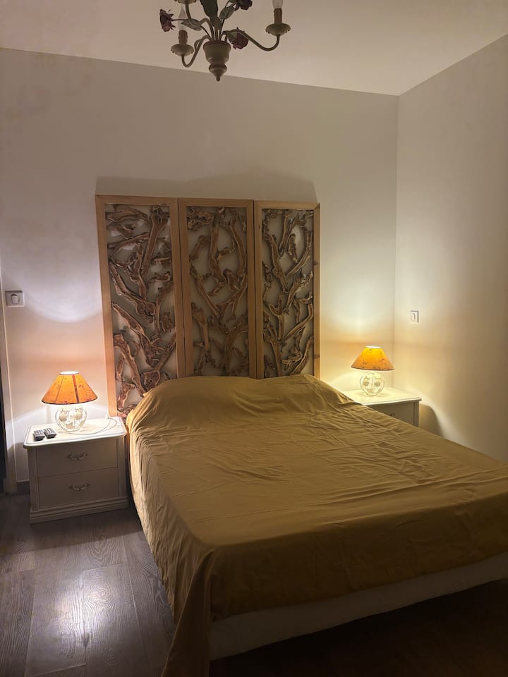 Chambre Confortable Chez L'habitant Avec Jardin - コルス