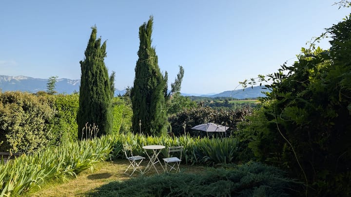 Studio Cosy, Jardin, Piscine Et Montagnes ! - Charavines