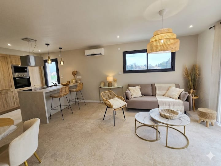 Lou Cigaloun - Triplex 12 Pers. Dans Les Alpilles - Les Baux-de-Provence