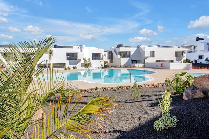 Casa Jaira | Apartamento Con Terraza Y Piscina - La Oliva