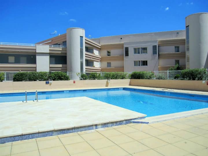 Cap St Louis, T2, Wifi, Clim, Piscine - Sète