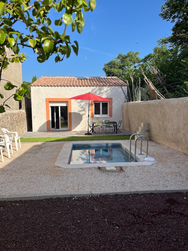Maison Climatisée Avec Mini-piscine - Pézenas