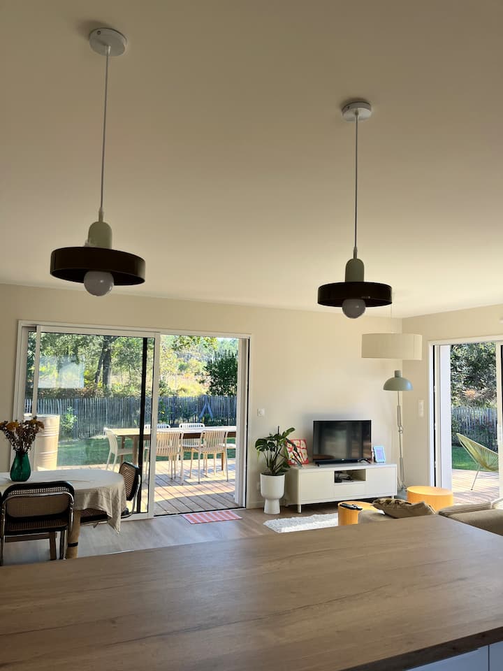 Maison Neuve Au Calme, Vue Forêt, Plages à 12 Min - Capbreton