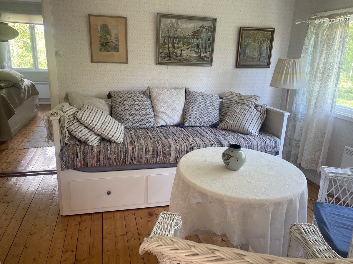 Upstairs on Blidö with its own entrance.