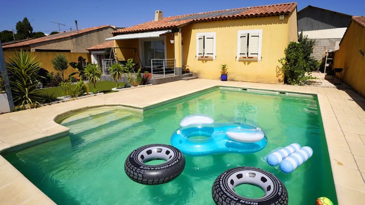 Villa Soleil - Piscine Et Confort à Port-de-bouc - Martigues
